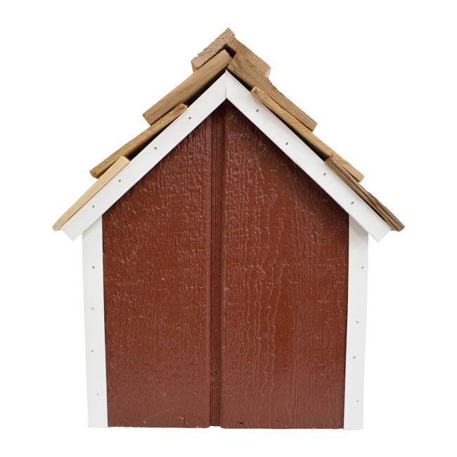 Bird In Hand Amish Made Barn Style Mailbox, Red