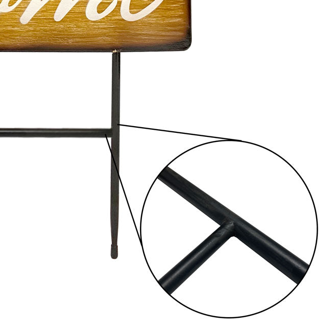 Land & Sea Metal Welcome Butterfly and Blooms Yard Art