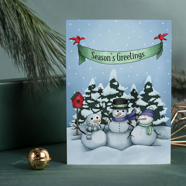 Illustrated Winter Greeting Card Package by Prime Retreat