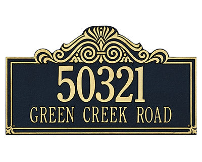 Whitehall Villa Nova Wall Plaque, Estate, 2 Line