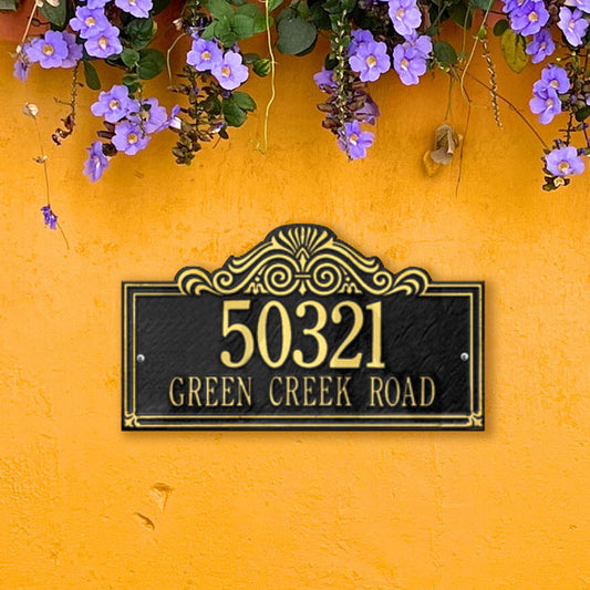 Whitehall Villa Nova Wall Plaque, Standard, 2 Line