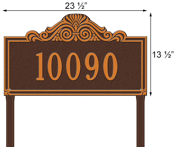 Whitehall Villa Nova Lawn Marker, Estate, 1 Line