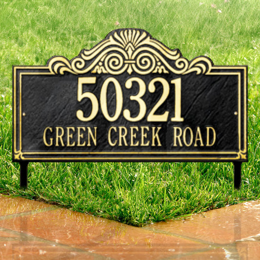 Whitehall Villa Nova Lawn Marker, Standard, 2 Line