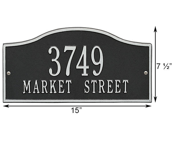 Whitehall Rolling Hills Wall Plaque, Standard, 2 Line