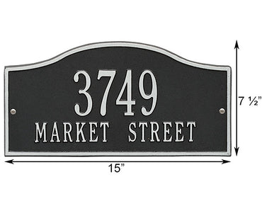 Whitehall Rolling Hills Wall Plaque, Standard, 2 Line