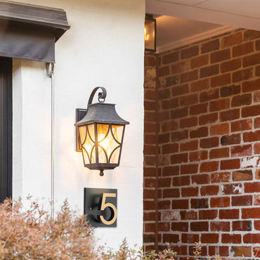 Whitehall Floating Horizontal Sign, Blk/Blk/Gold, 1 Digit