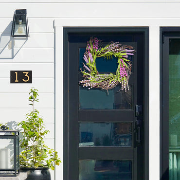 Whitehall Floating Horizontal Sign, Blk/Blk/Gold, 2 Digits