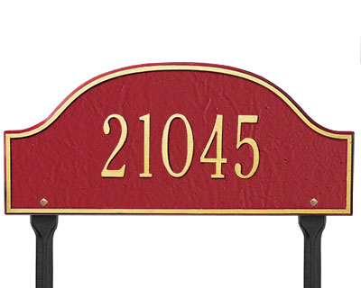 Whitehall Admiral Lawn Marker, Standard, 1 Line