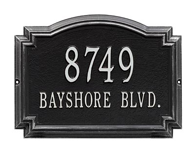 Whitehall Williamsburg Wall Plaque, Standard, 2 Line