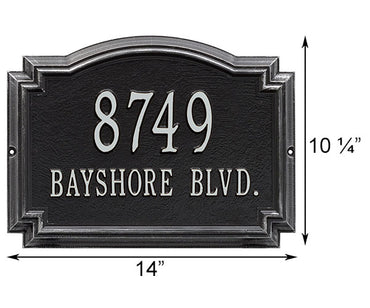 Whitehall Williamsburg Wall Plaque, Standard, 2 Line