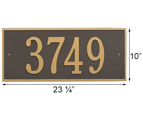 Whitehall Hartford Wall Plaque, Estate, 1 Line