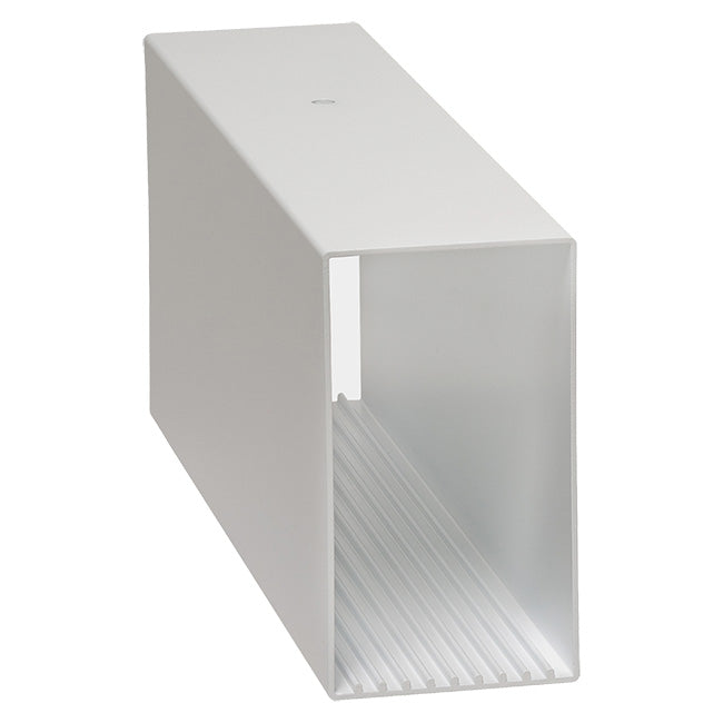 Whitehall Superior Mailbox Post with Newspaper Box, White