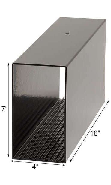 Whitehall Newspaper Box, Black