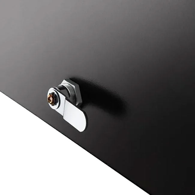 Whitehall MailVault Mailbox w/ Post & Numbers, Blk/Silver