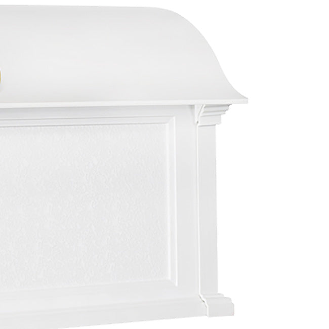 Whitehall Balmoral Personalized Mailbox Package, White