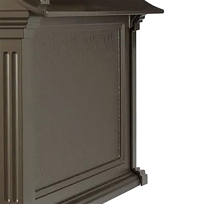 Whitehall Balmoral Mailbox with Monogram, French Bronze