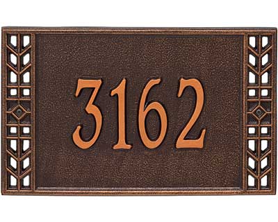Whitehall Boston Wall Plaque, Standard, 1 Line