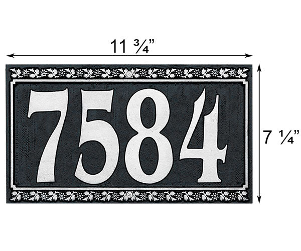 Whitehall Dresden Wall Plaque, 4 Number