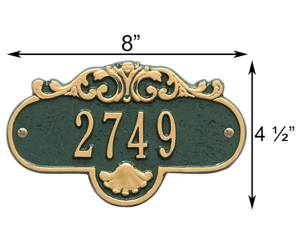 Whitehall Rochelle Wall Plaque, Petite, 1 Line