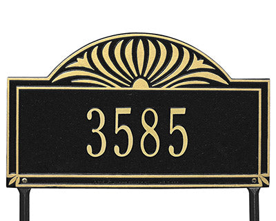 Whitehall Sunburst Lawn Marker, Standard, 1 Line