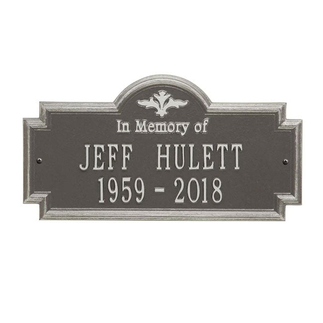 Whitehall Arlington Memorial Wall Plaque, "In Memory of"