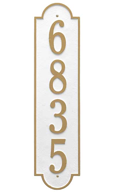 Whitehall Richmond Vertical Wall Plaque, Estate, 1 Line