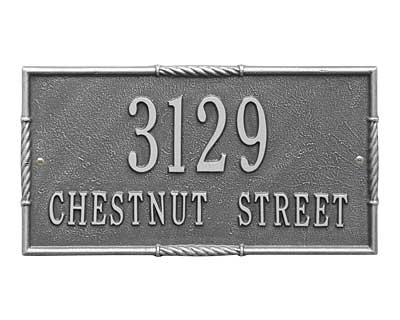 Whitehall Brohman Wall Plaque, Standard, 2 Line