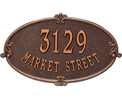 Whitehall Monte Carlo Wall Plaque, Standard, 2 Line