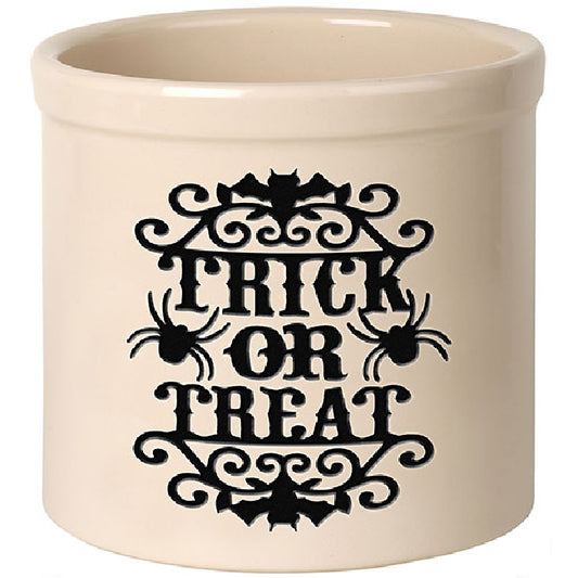Whitehall Trick or Treat Halloween Stoneware Crock