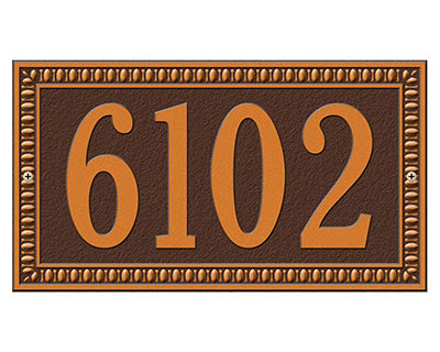 Whitehall Egg & Dart Wall Plaque, Standard, 1 Line