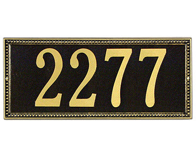 Whitehall Egg & Dart Wall Plaque, Estate, 1 Line