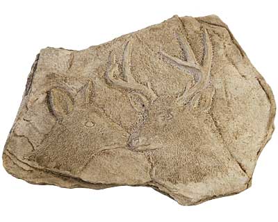 Athens Deer Plaque, Buff