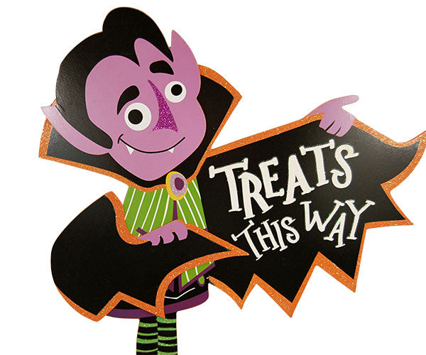 Whimsical Halloween Yard Stakes, Set of 3