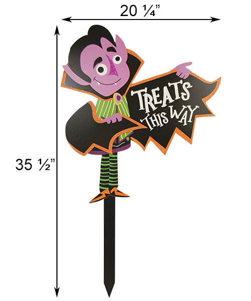 Whimsical Halloween Yard Stakes, Set of 3