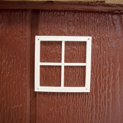 Bird In Hand Amish Made Barn Style Mailbox, Red