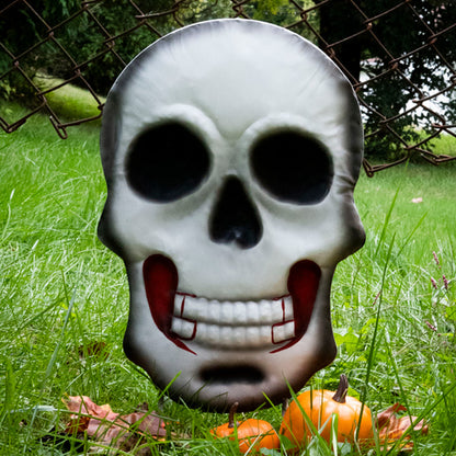 Land & Sea Metal Skull Yard Art