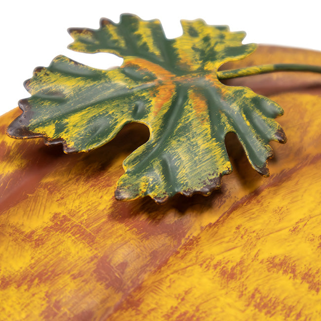 Land & Sea Metal Triple Pumpkins Welcome Yard Art