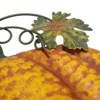 Land & Sea Small Classic Metal Pumpkin Yard Art