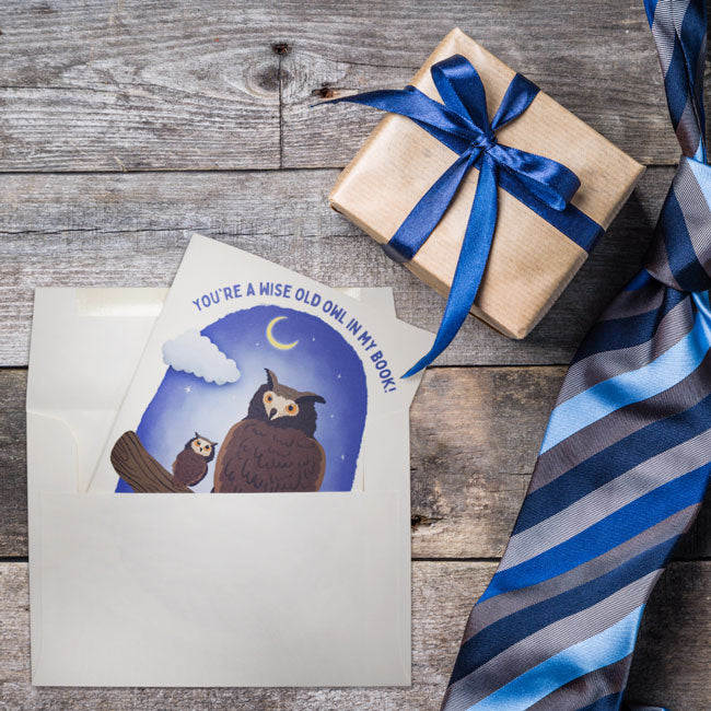 "Father's Wisdom" Greeting Card by Prime Retreat
