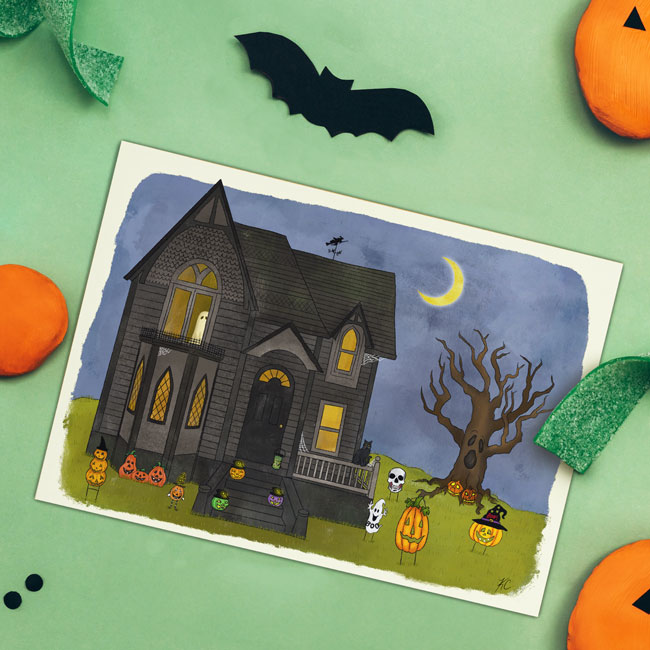 Illustrated Holiday Greeting Card Bundle by Prime Retreat