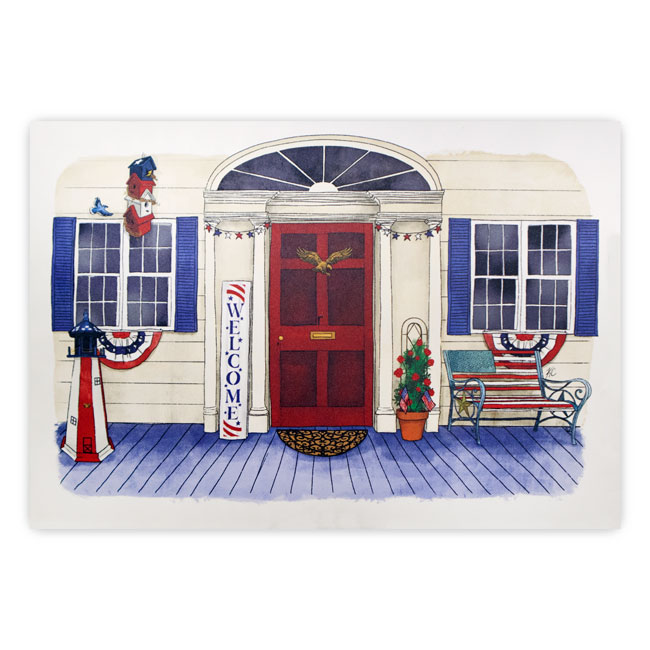 Patriotic Greeting Card by Prime Retreat