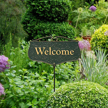 Whitehall Garden Poems "Welcome" Plaque