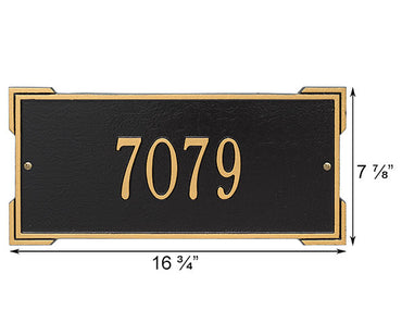 Whitehall Roanoke Wall Plaque, Standard, 1 Line