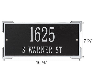 Whitehall Roanoke Wall Plaque, Standard, 2 Line