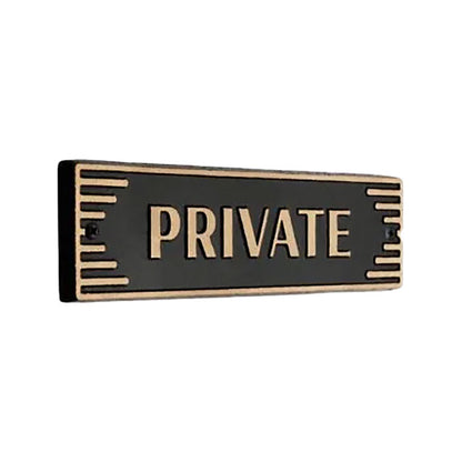 Whitehall Door Art Deco Plaque, Private