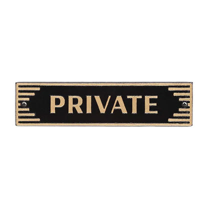 Whitehall Door Art Deco Plaque, Private