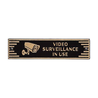 Whitehall Door Art Deco Plaque, Video Surveillance