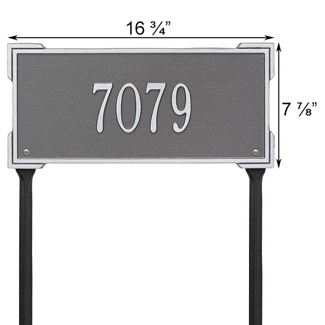 Whitehall Roanoke Lawn Marker, Standard, 1 Line