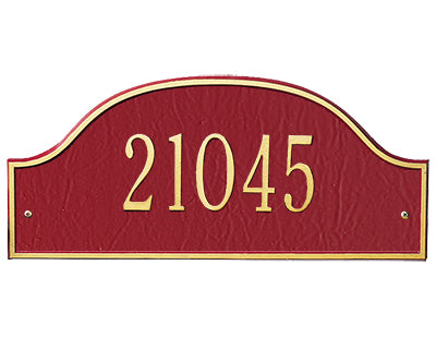 Whitehall Admiral Wall Plaque, Petite, 1 Line