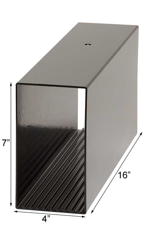 Whitehall Newspaper Box, Black